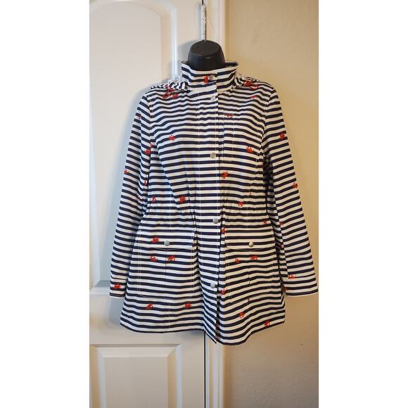 Talbots NOVELTY CRAB ANORAK Petite Size Small $189 MRSP - Picture 1 of 16